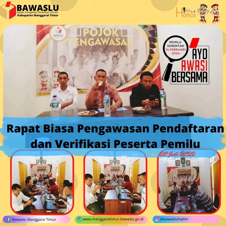 Pokja Pengawasan Pendaftaran Partai Politik