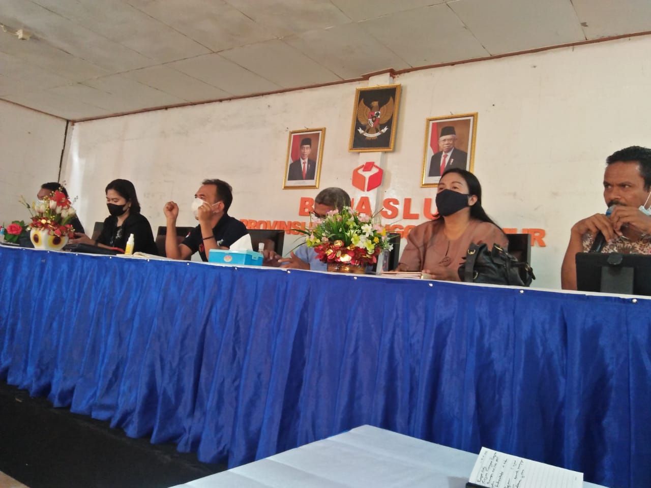 Bawaslu Matim Hadiri Rakernis Bersama Bawaslu Kabupaten/Kota Se- NTT