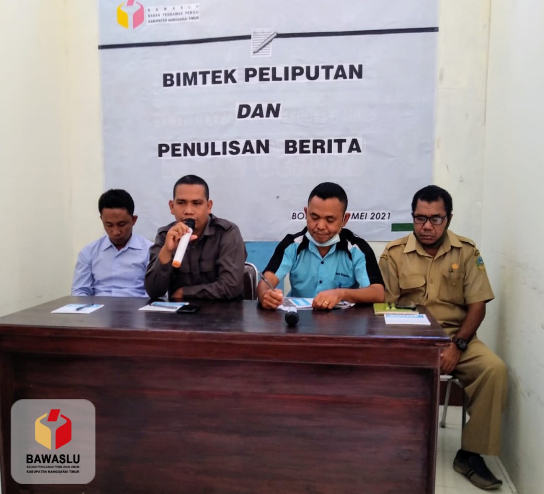 Perkuat Kapasitas, Bawaslu Matim Lakukan Bimtek Peliputan dan Penulisan Berita