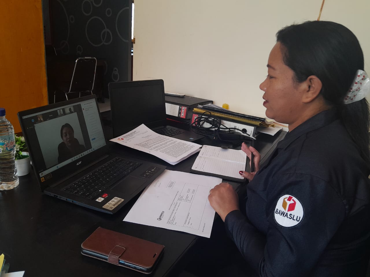 Bawaslu Matim Gelar Zoom Meeting Peningkatan Kapasitas Jajaran Pengawas Pemilu Tingkat Kecamatan