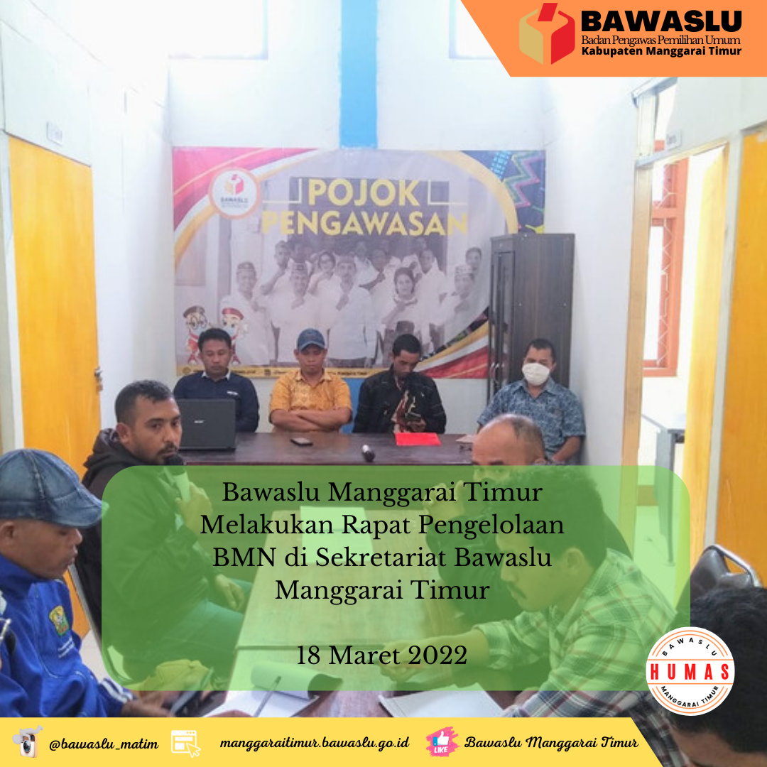 Inventarisasi BMN Sebagai Penunjang Kerja Pengawasan