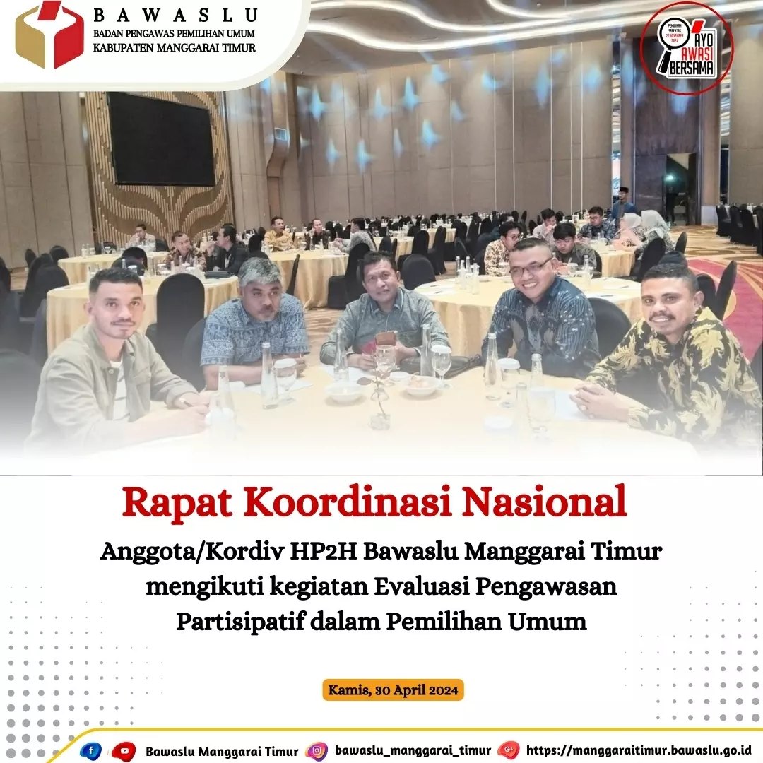 Doc. Rakornas Pengawasan Partisipatif dan Evaluasi Pemilihan Umum
