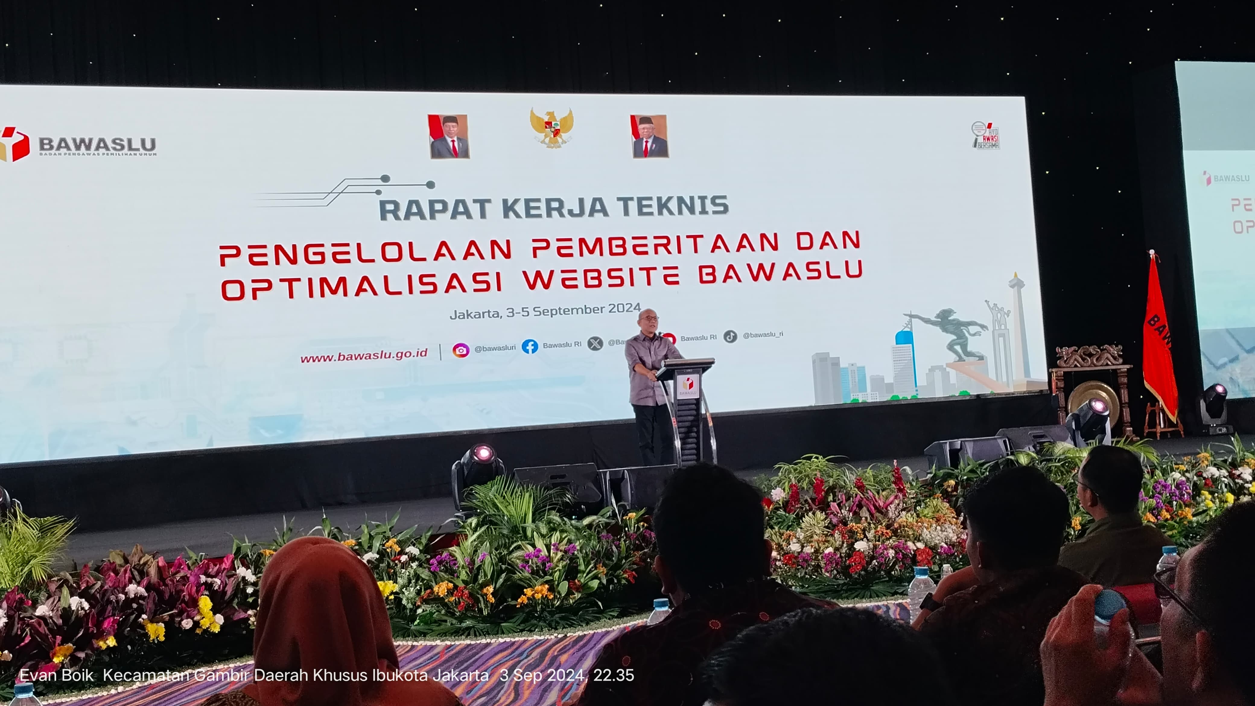 Doc. Rapat Kerja Teknis (Rakernis) Pengelolaan Pemberitaan dan Optimalisasi Website Bawaslu di Jakarta