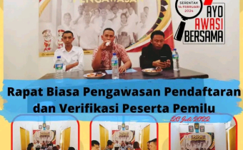 Pokja Pengawasan Pendaftaran Partai Politik
