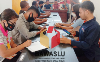 Bawaslu Matim Laksanakan Rapat Monev Pelaporan dan Pelaksanaan Anggaran