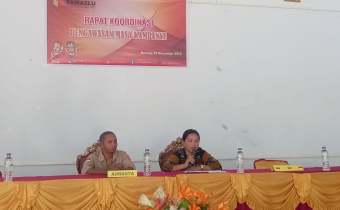 Peningkatan Kapasitas Panwascam Jelang Masa Kampanye, Bawaslu Matim Rapat Koordinasi