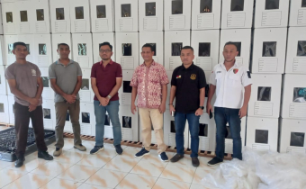 Gakkumdu Matim Tinjau Gudang Logistik Pemilu 2024