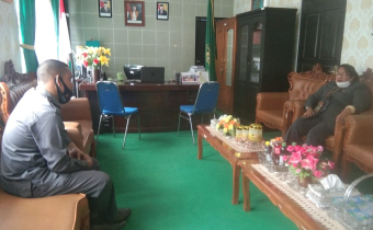 Bawaslu Matim Silaturahmi dengan Ketua Pengadilan Negeri Ruteng