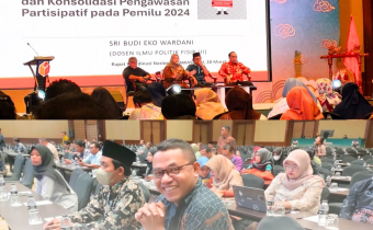 Doc. Anggota/Kordiv HP2H Bawaslu Manggarai Timur, Maksimilianus Ukut saat menghadiri kegiatan Rapat Koordinasi Nasional Evaluasi Kampanye Hasil Rekapitulasi dan Konsolidasi Pengawasan Partisipatif pada Pemilu Tahun 2024